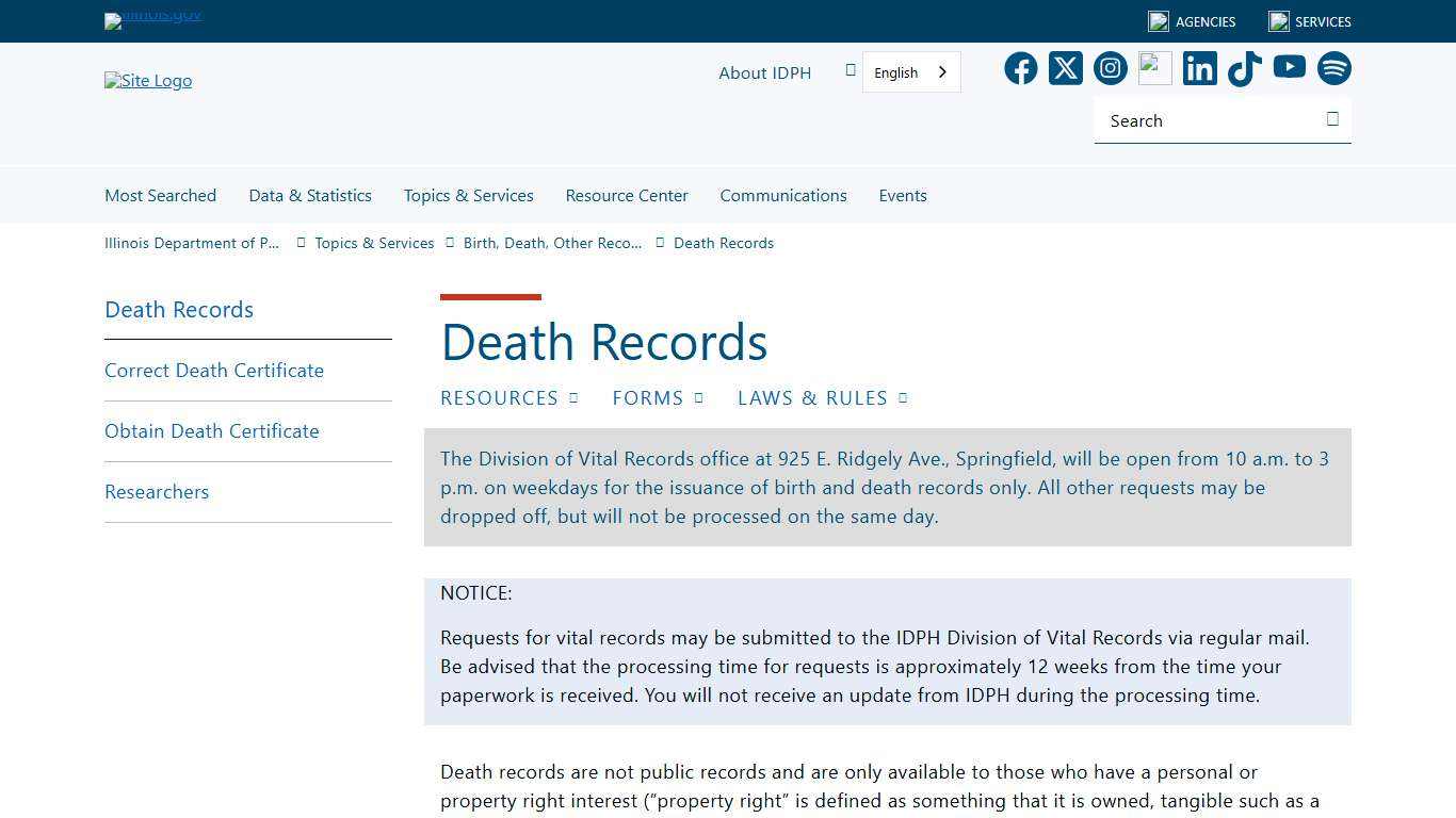 Death Records